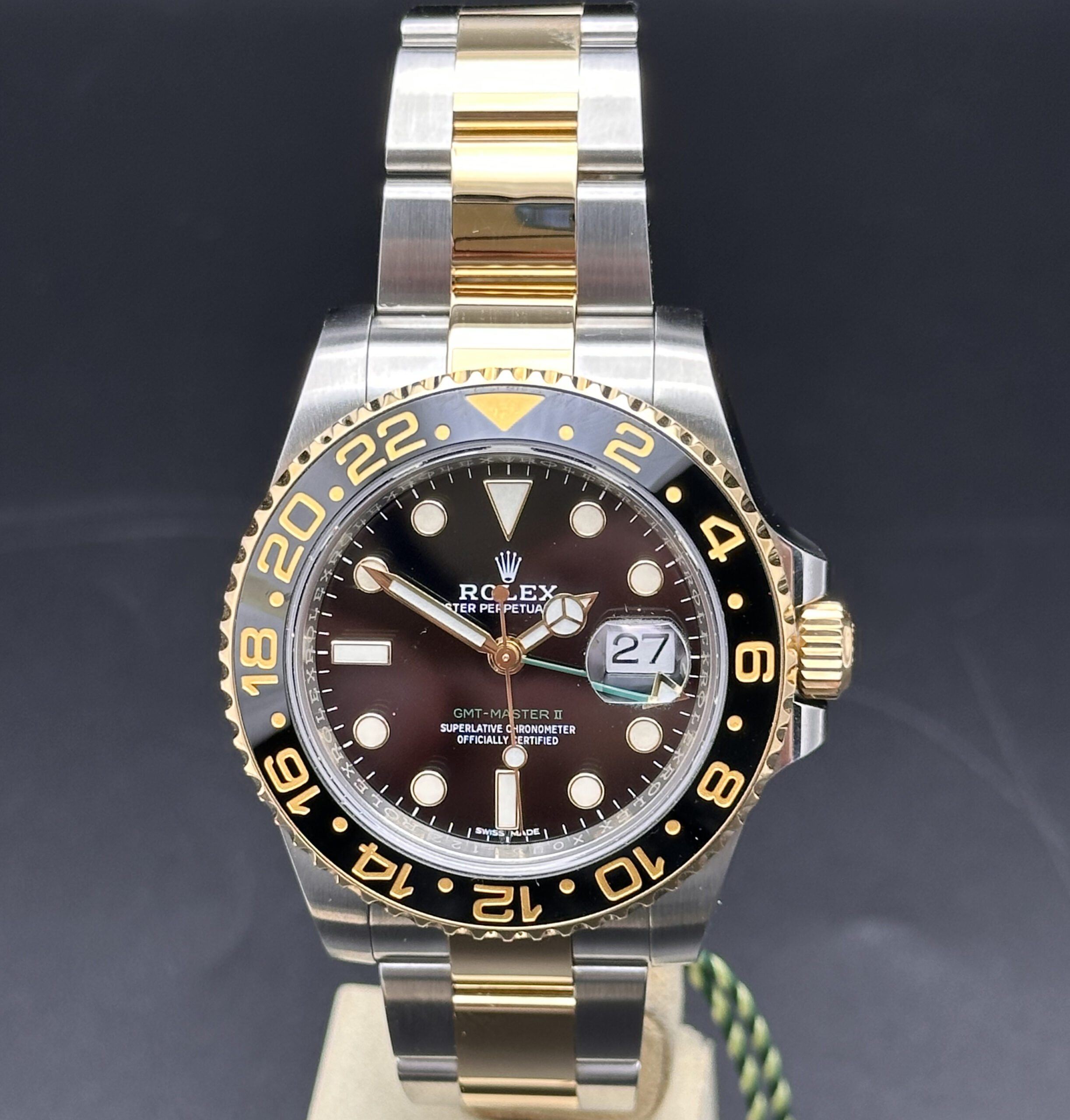 Rolex GMT Master II Steel Gold Compravendita di orologi di grandi marche nuovi ed usati LTW Trade SA Lugano Top Orologi Lugano Top Watches Lugano Top Uhren Lugano Top Montres
