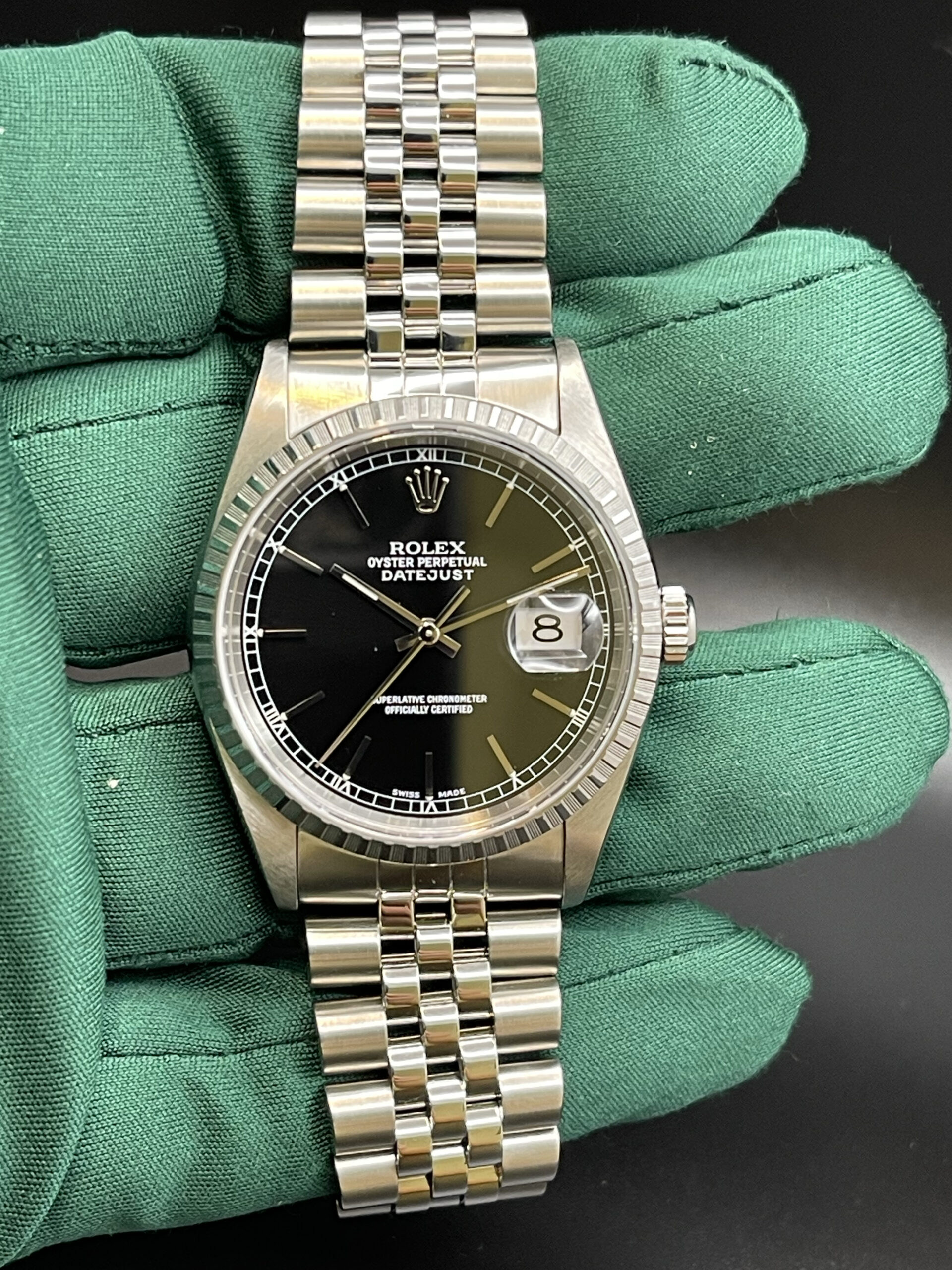 Datejust nero on sale